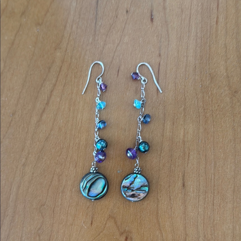 Mother of Pearl Dangle Earrings
